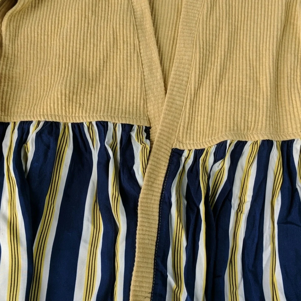 NWT Mystree mixed material cardigan - Picture 3 of 6